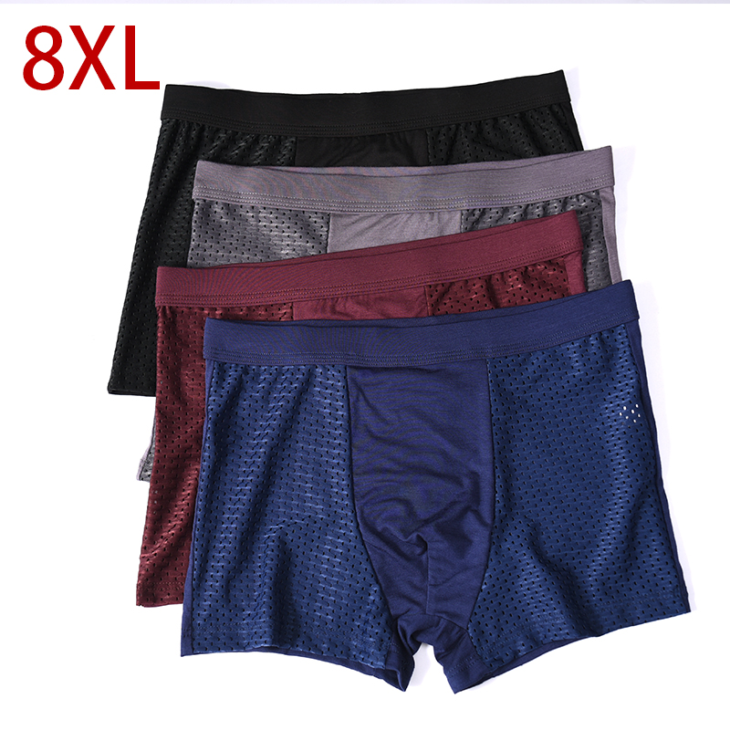 Boxer Shorts Modal - L-8XL Plus Banboo Fiber Men Underwear