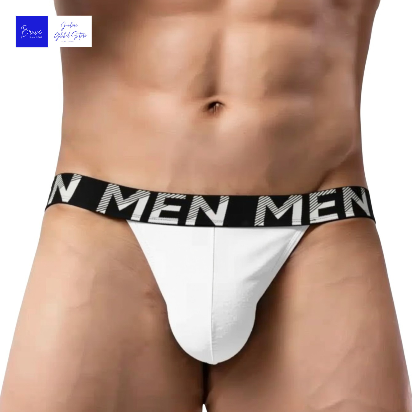 Jockstrap Athletic - Men's Letter Waistband Athletic Thong |