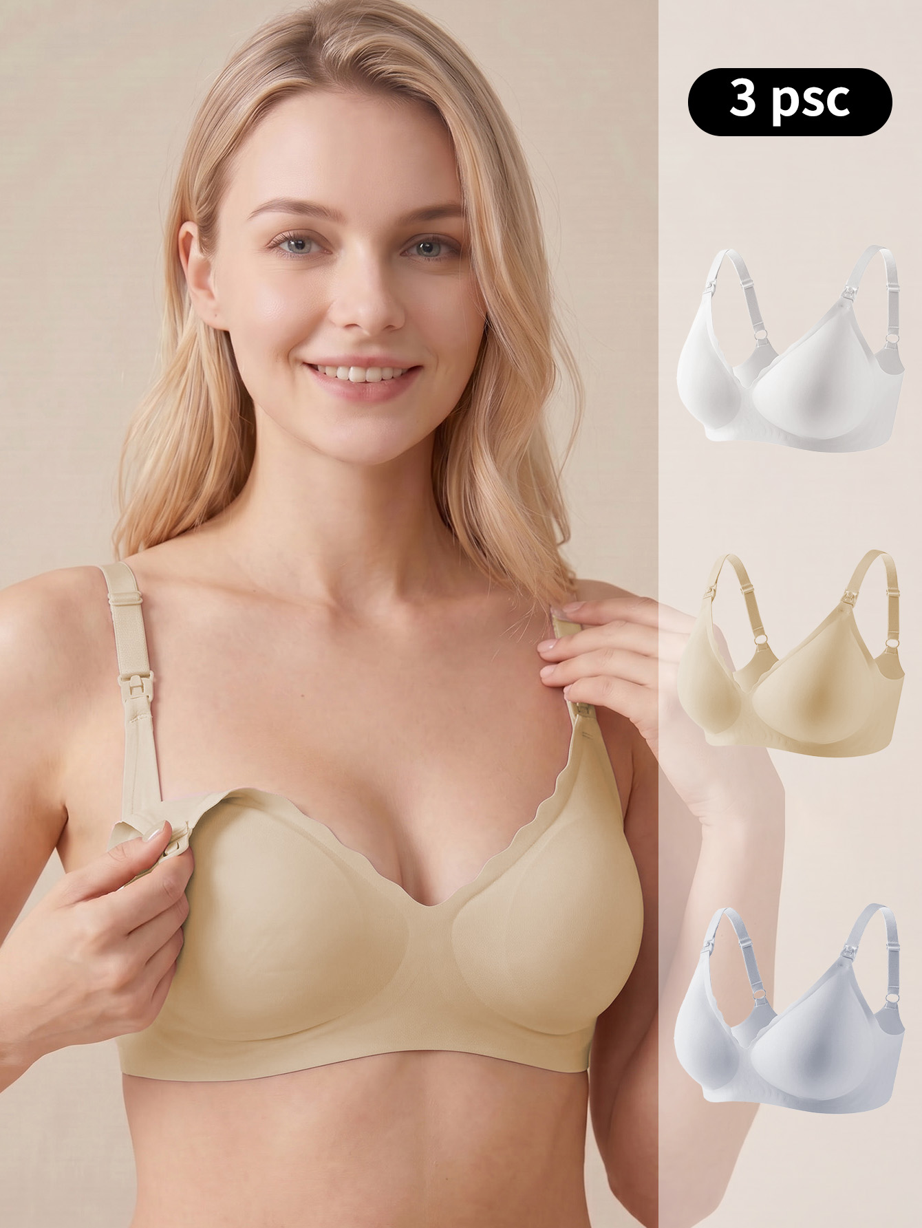 Maternity Nursing Bra 3-Pack W - Multi Pack Underwear recension och pris