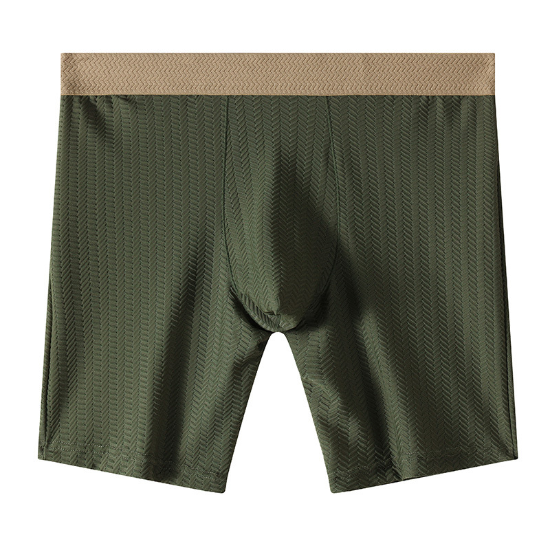 Mens Boxer Shorts Homme Nylon  - Long Leg Trunk Men recension och pris