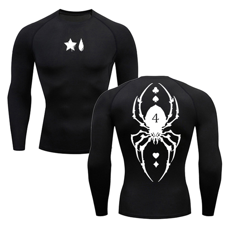 Spider Print Compression Shirt - Base Layer Top recension och pris