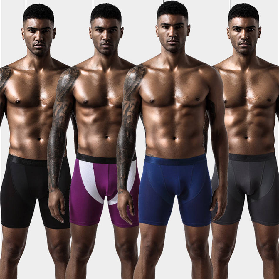 2pcs/Lot underpants leg up lon - Long Leg Trunk Men recension och pris