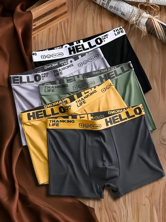 Men's Milk Silk Boxer Briefs 5 - Multi Pack Underwear recension och pris