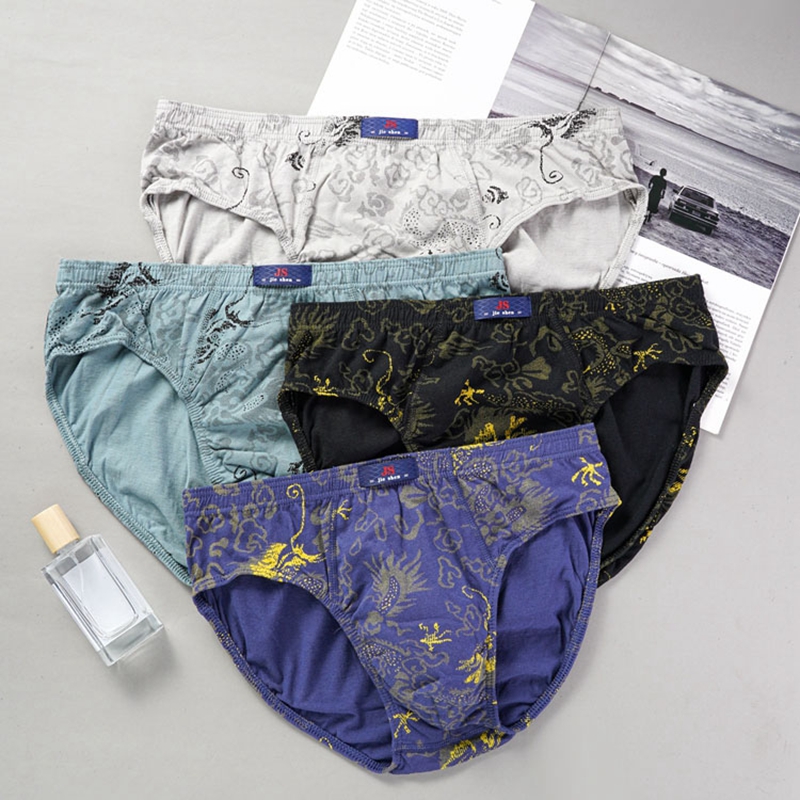 10 Pcs/Lot 100% Cotton Men's P - Multi Pack Underwear recension och pris