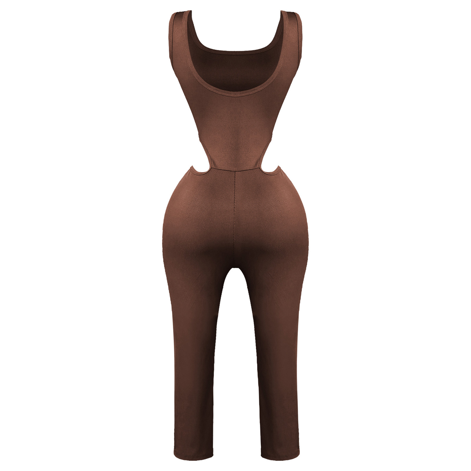Women Workout Jumpsuit Sleevel - Tank Top Ribbed recension och pris
