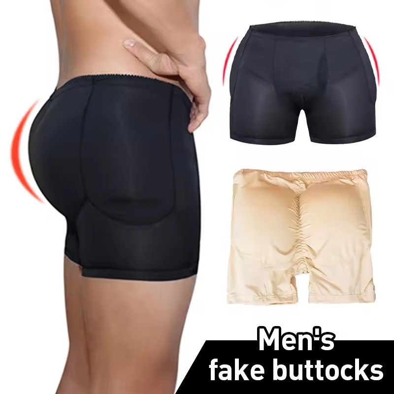 Men Padded Hip Enhancer Booty  - Boxer Brief Pack Cotton recension och pris