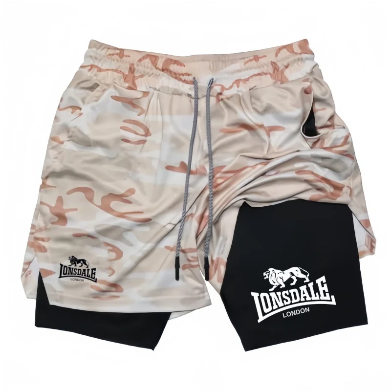 Print 2 in 1 Running Shorts fo - Compression Shorts Athletes recension och pris