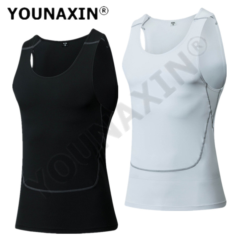 Men Black Sport Skinny Vest Ti - Base Layer Top recension och pris