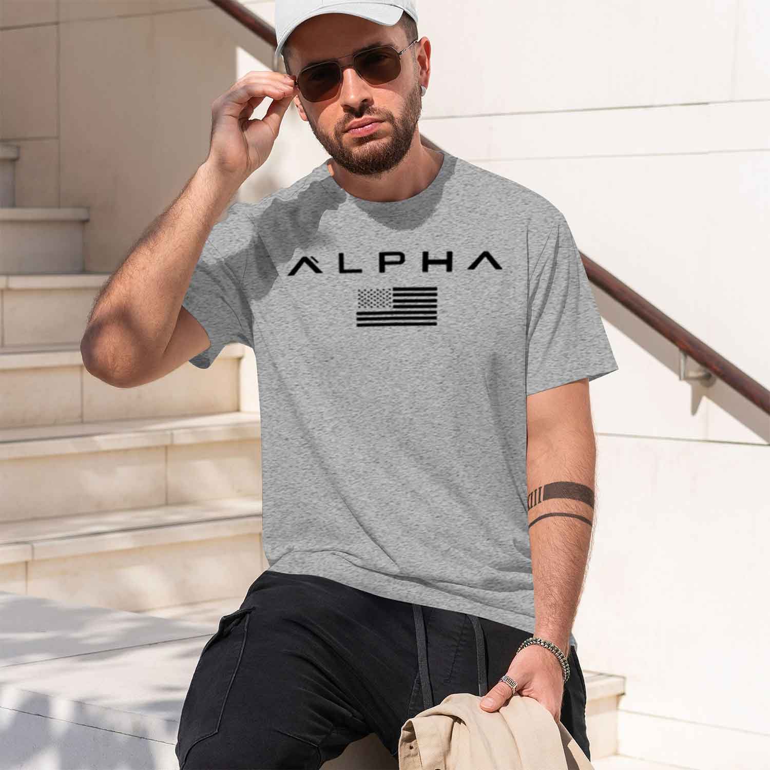 Men's Printed Round-ne Fitness - Undershirt Crew Neck recension och pris