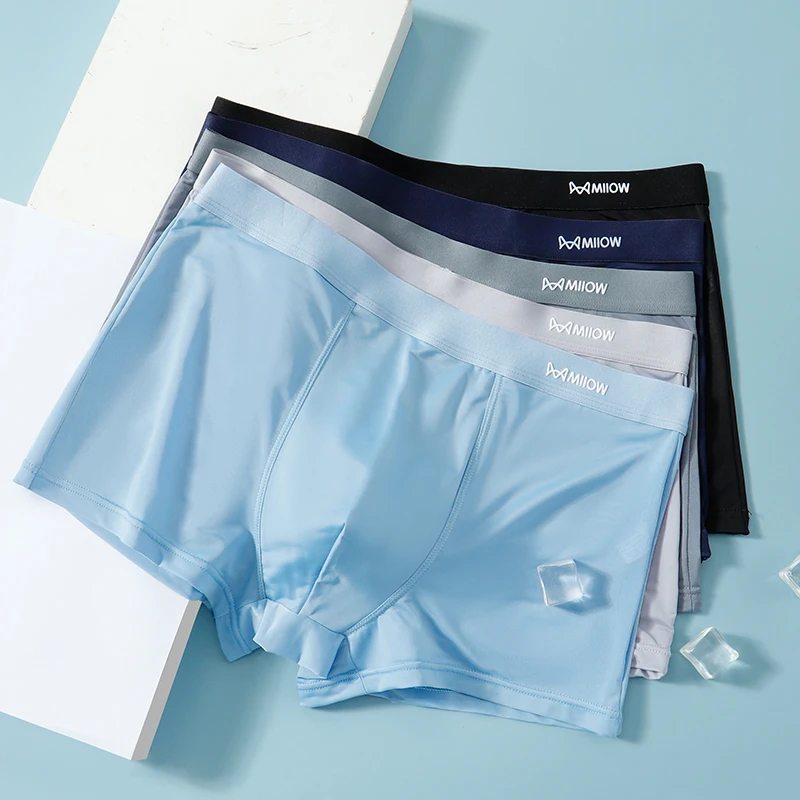 MiiOW 3Pcs Summer Thin Ice Sil - Boxer Shorts Modal recension och pris