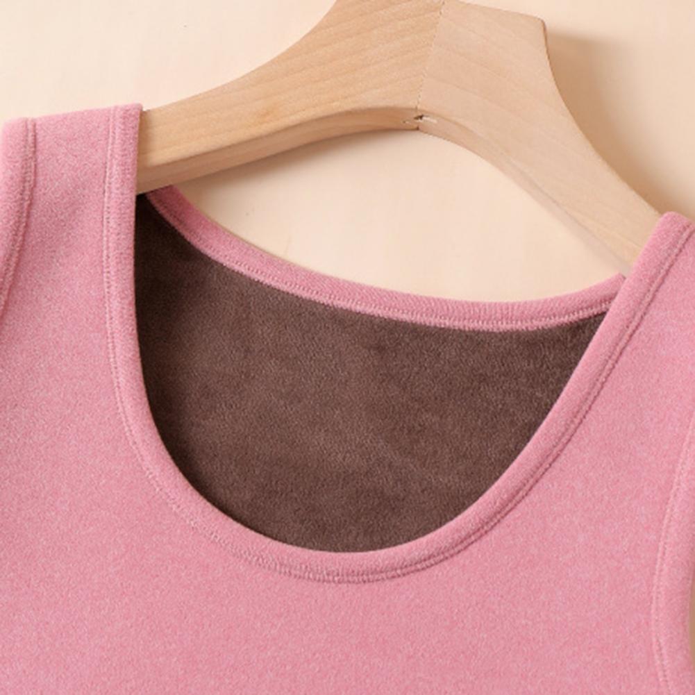 Fleece Lined Women Thermal Tan - Undershirt Crew Neck recension och pris