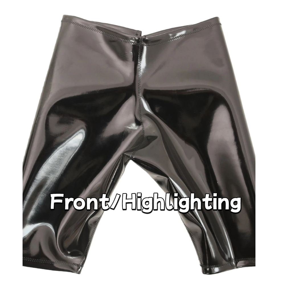 Men Cloth Latex Smooth Panties - Long Leg Trunk Men recension och pris