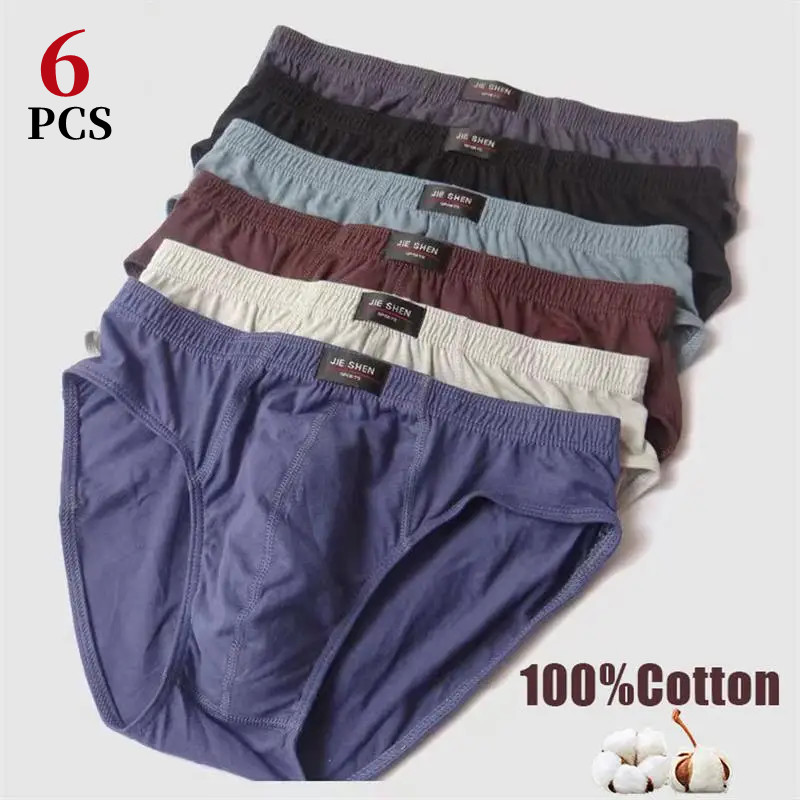 6Pcs/Men's Underwear Cotton Mi - Boxer Brief Pack Cotton recension och pris