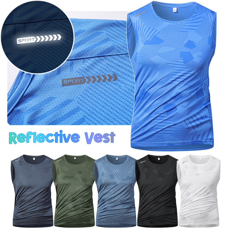 Man Running Reflective Vest Su - Sleeveless Undershirt recension och pris