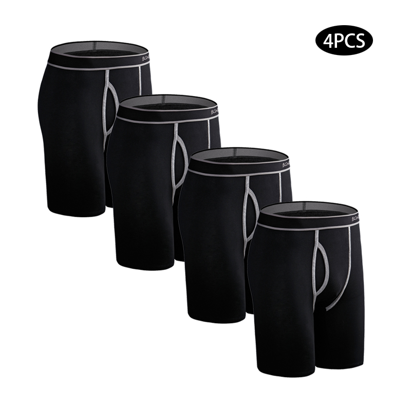 4pcs Long Cotton Underwear Man - Boxer Shorts Modal recension och pris