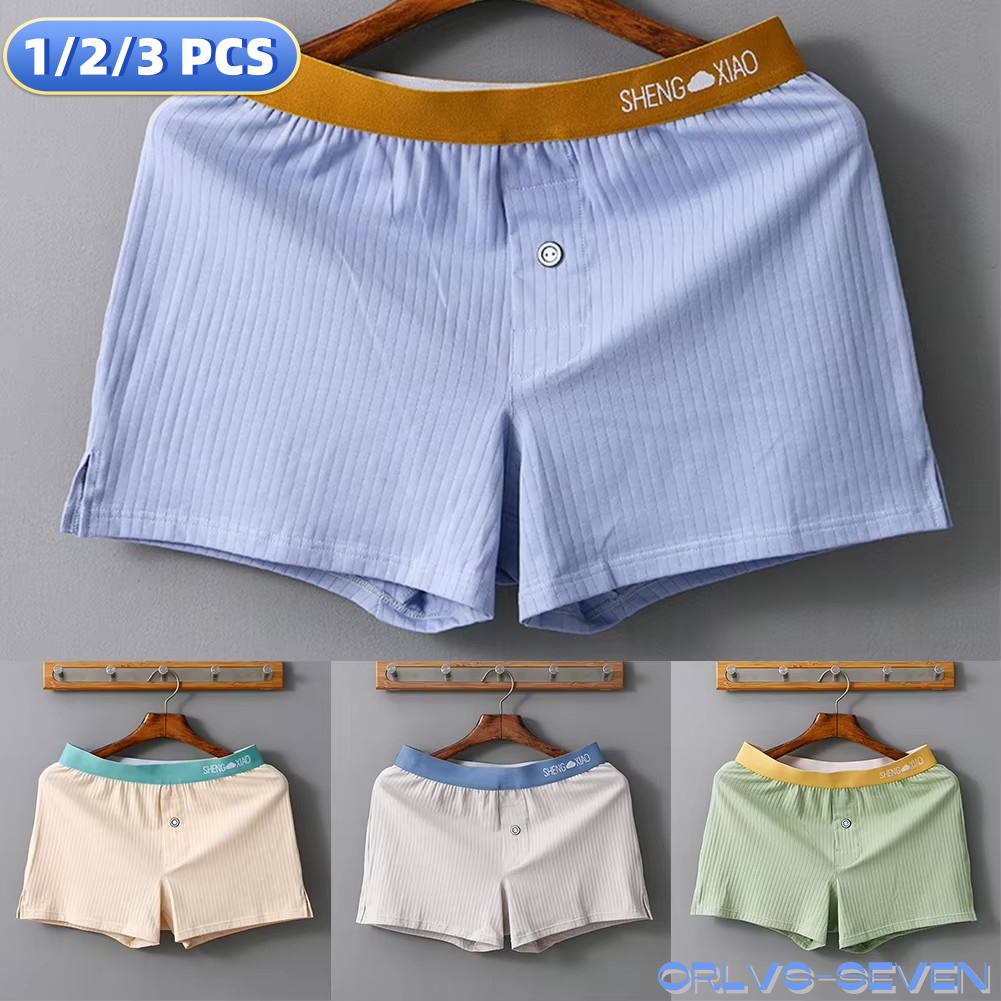 1/2/3 PCS Men's Panties Cotton - Boxer Shorts Modal recension och pris