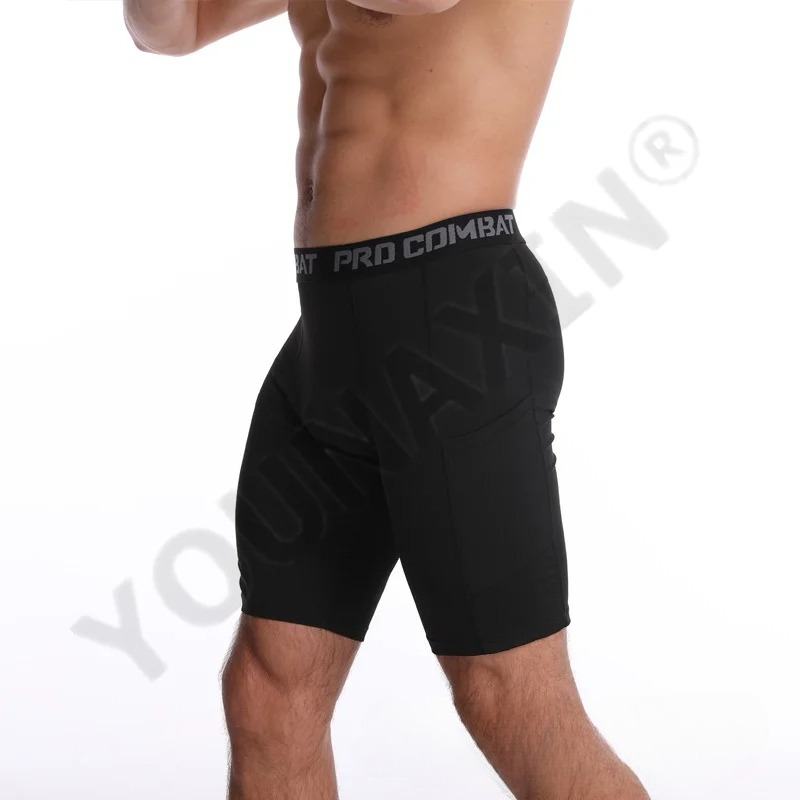 Mens Gym Shorts with Pockets W - Compression Shorts Athletes recension och pris