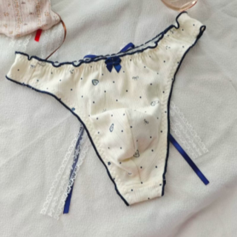 Japanese New Sweet Floral Bow  - Pouch Boxer Pouch recension och pris