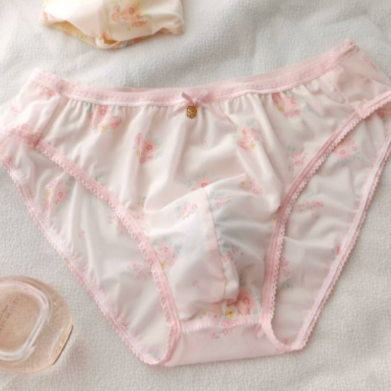 Japanese New Sweet Floral Bow  - Pouch Boxer Pouch recension och pris