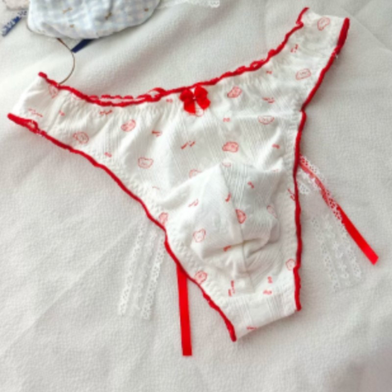 Japanese New Sweet Floral Bow  - Pouch Boxer Pouch recension och pris