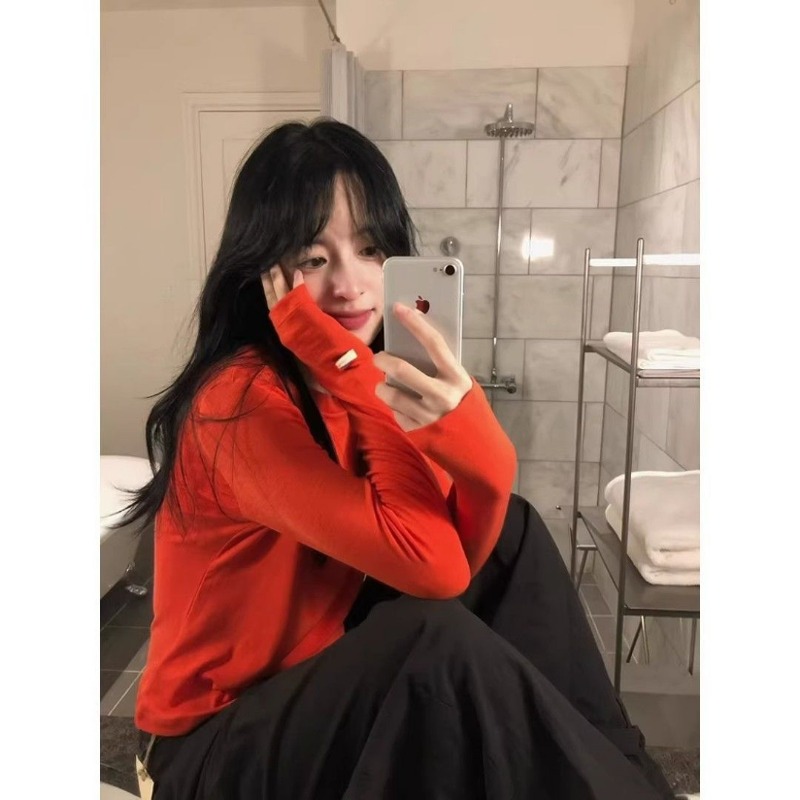 Women Crew Neck Long Sleeve To - Undershirt Crew Neck recension och pris