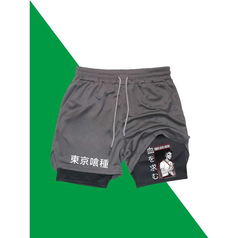 Tokyo Ghoul Print 2in1 Running - Compression Shorts Athletes recension och pris
