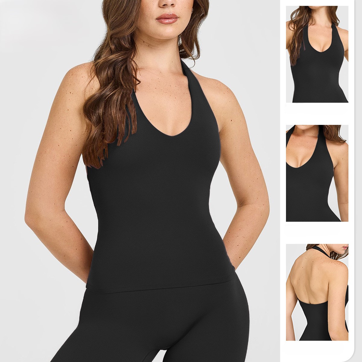 Naked Feel Halter Neck Yoga Sp - Suspender Tank Top recension och pris
