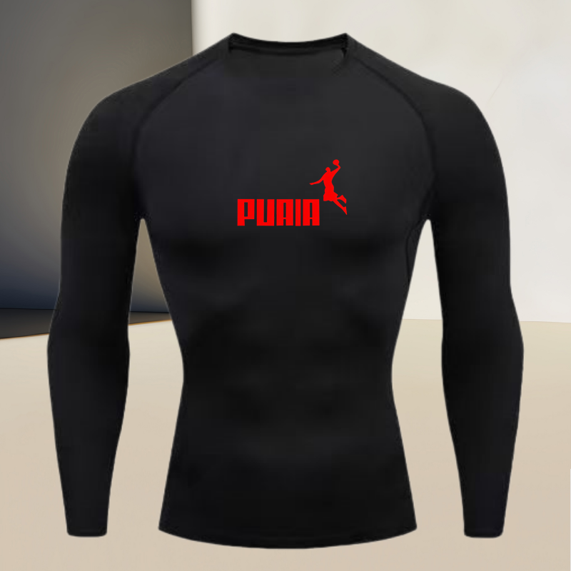 Men's long sleeved round neck  - T Shirt Tight Fit recension och pris