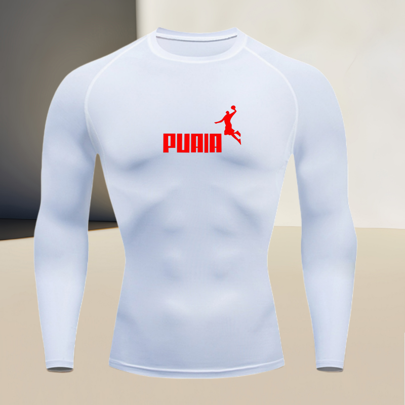 Men's long sleeved round neck  - T Shirt Tight Fit recension och pris