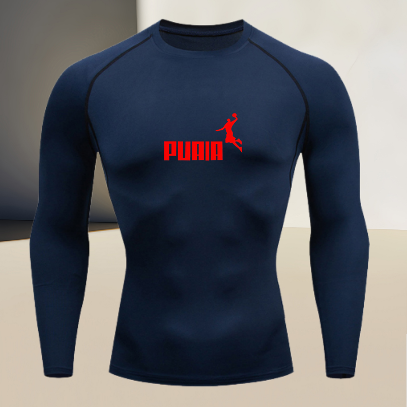 Men's long sleeved round neck  - T Shirt Tight Fit recension och pris