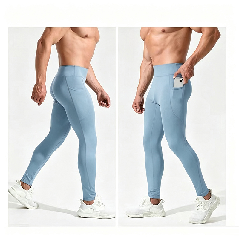 3 Pcs Men High Waist Compressi - Compression Long Pant recension och pris