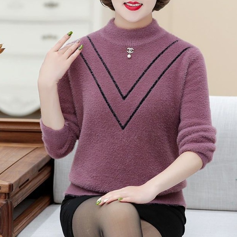 Women's Autumn Winter Solid Fl - Undershirt Crew Neck recension och pris