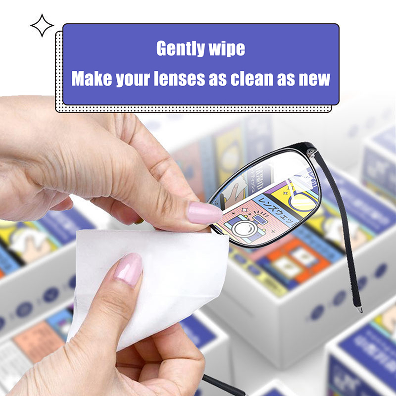 ★▲100pcs Lens Cleaning Wipes M - Bamboo Fiber Trunk recension och pris