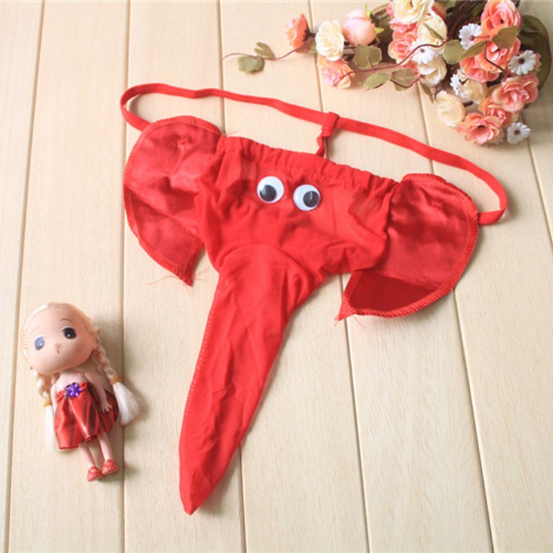 Men's Sexy Elephant Thong Unde - Trunk Breathable Men recension och pris