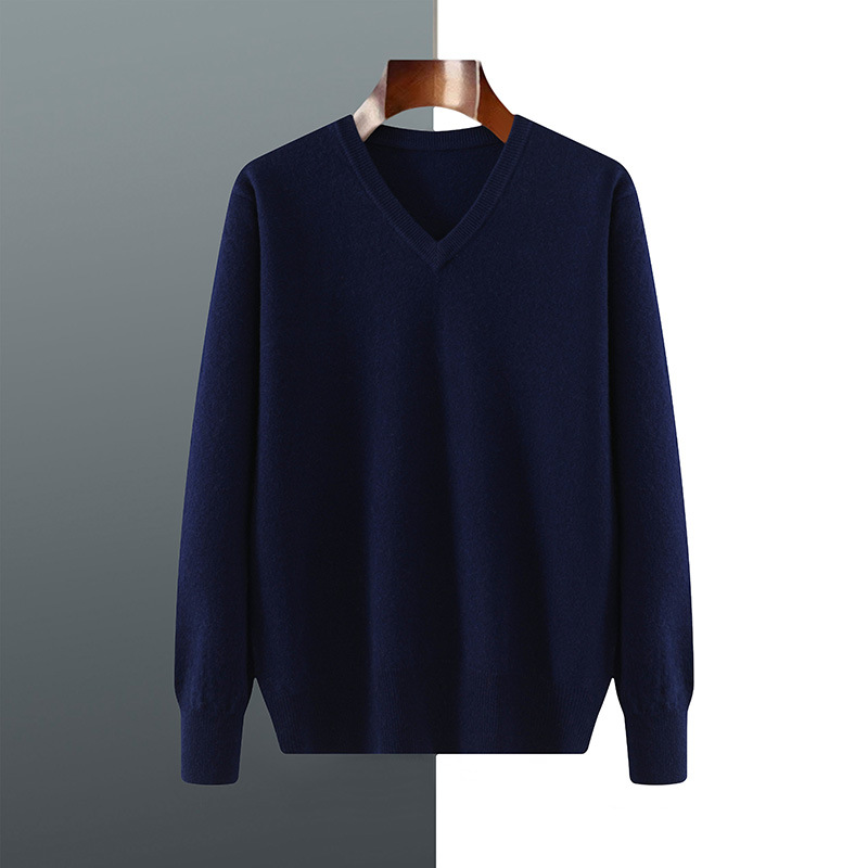 Men Cashmere Pullover V-Neck S - Thermal Long John recension och pris